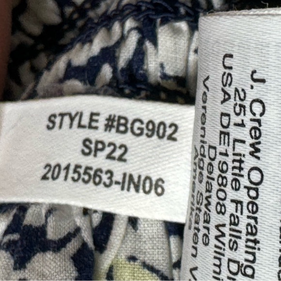 J Crew Factory Floral Print Puff Sleeve Smocked Peplum Top Sz S - Picture 12 of 12